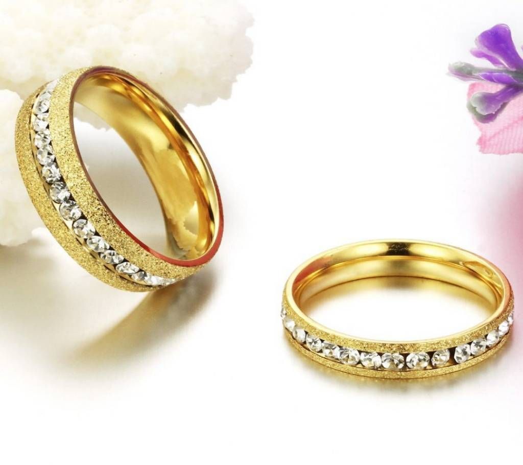 CZ Couple Stainless Steel finger Ring