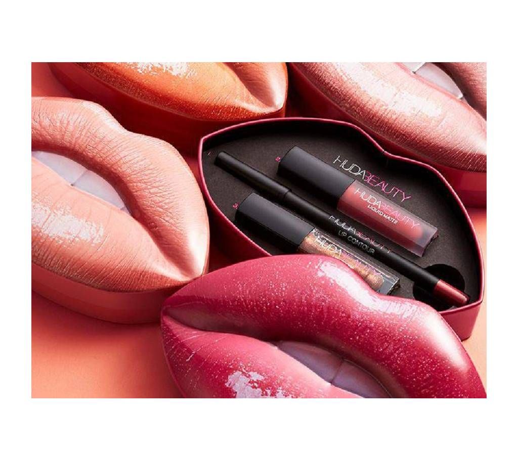 Huda Beauty Liquid Matte Lipstick Box Set (China)