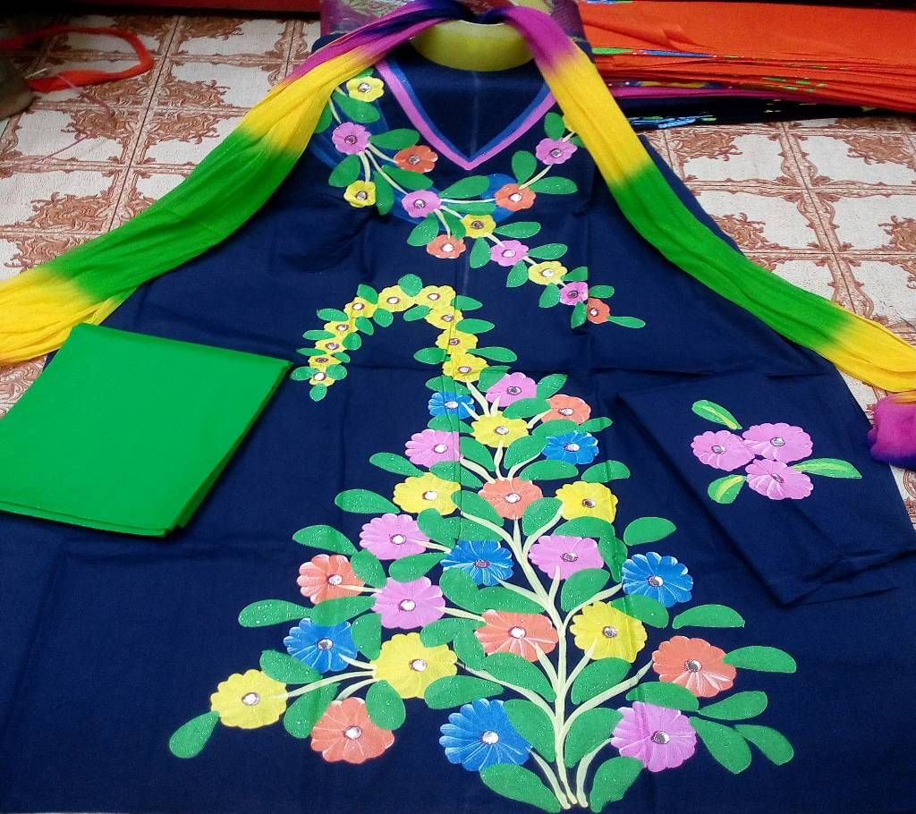 Unstitched Reguler Block Design 3Pc