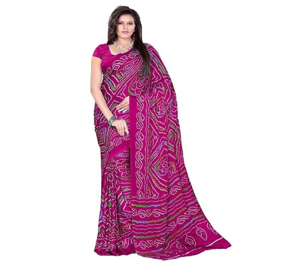 Indian chanderi Silk Saree