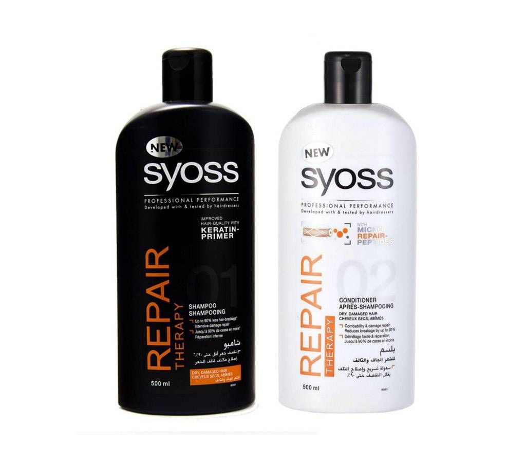 SYOSS Repair Therapy Shampoo + Conditioner (Tunisia)