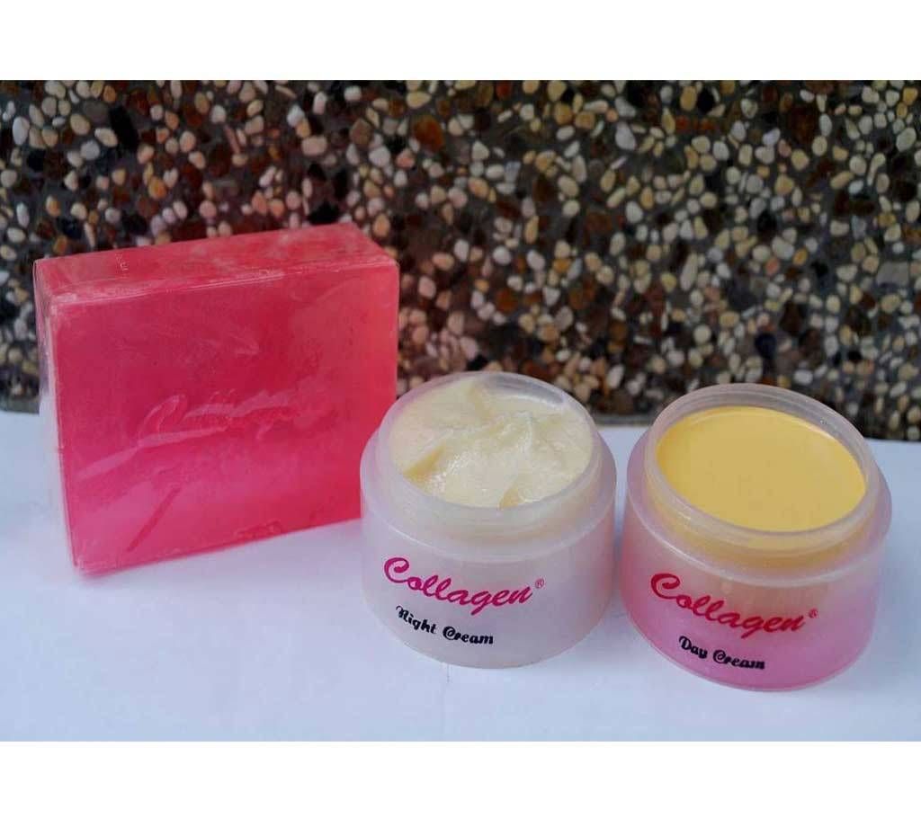 Collagen Day night cream with soap (Malaysia)