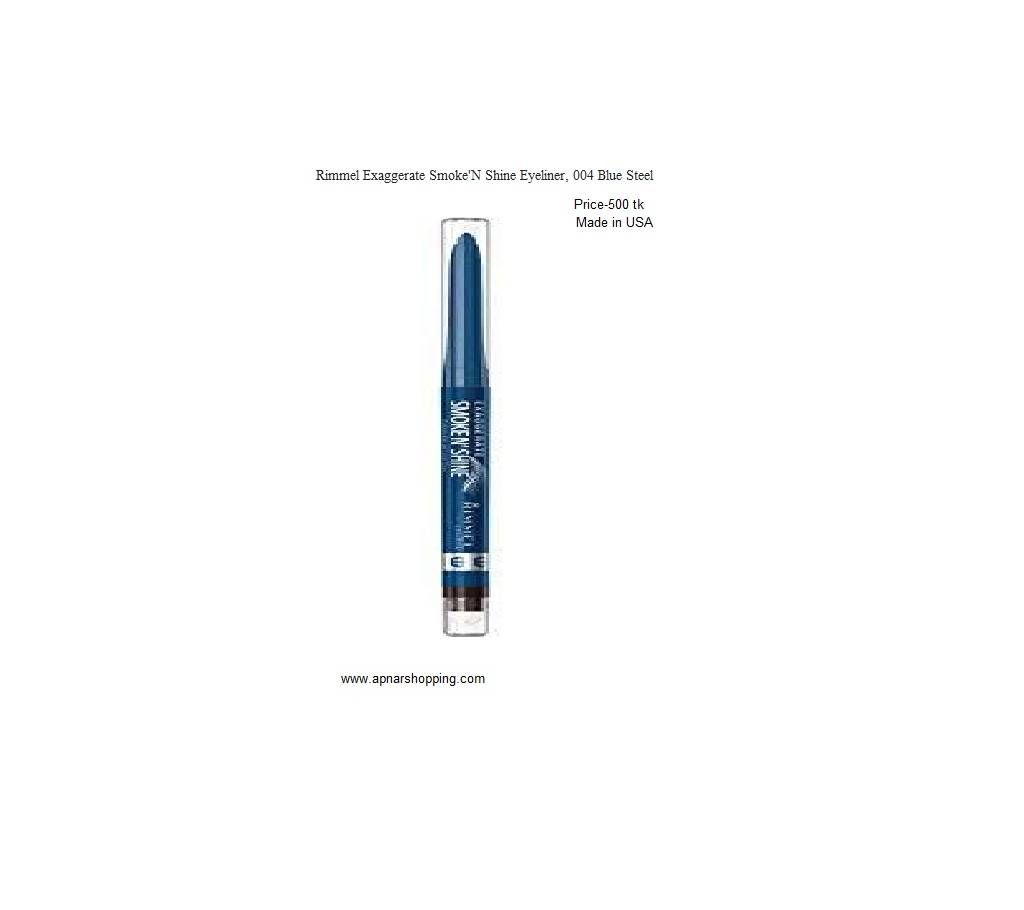 Rimmel Exaggerate Smoke'N Shine Eyeliner, 004 Blue Steel - USA
