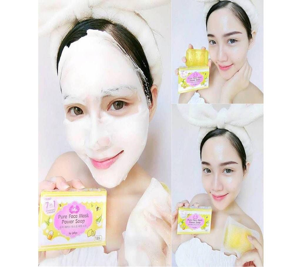 jellys pure face mask power soap
