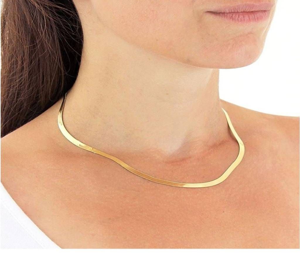 Gold Plated Pendant Chain For Women's