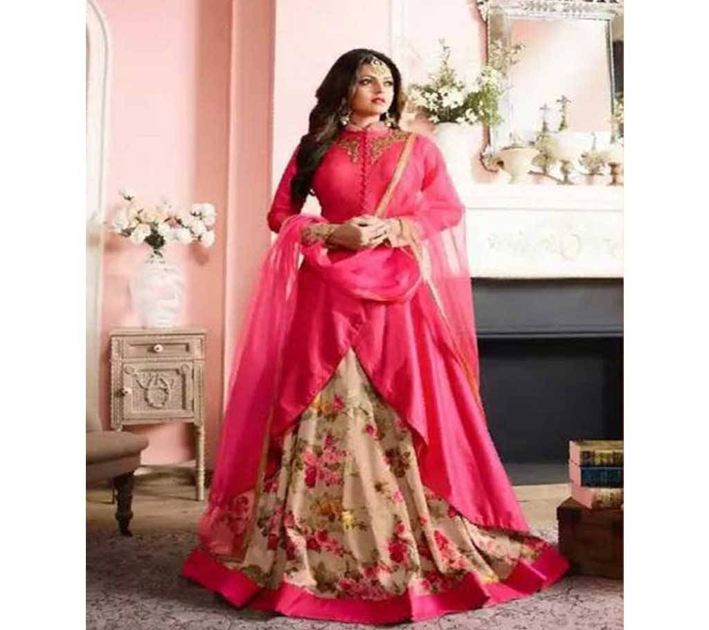 Indian Weightless Georgette Gown Dress Set