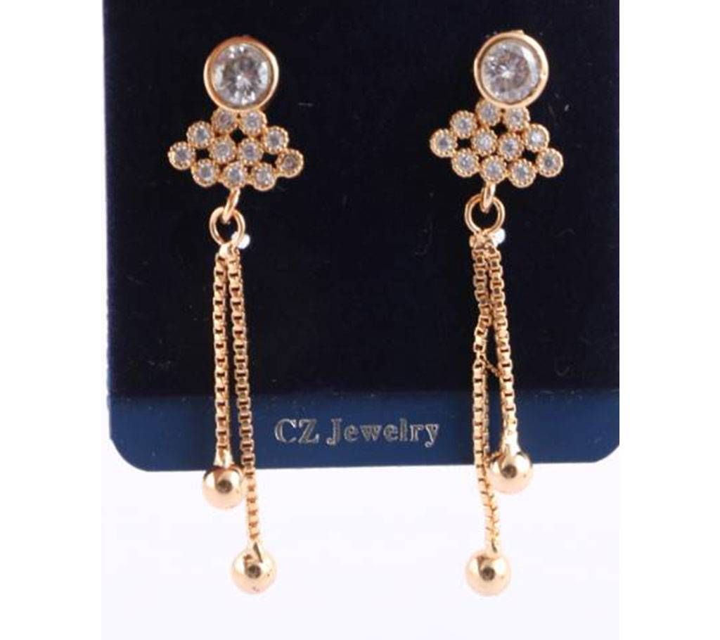 american diamond cut jhumka-648
