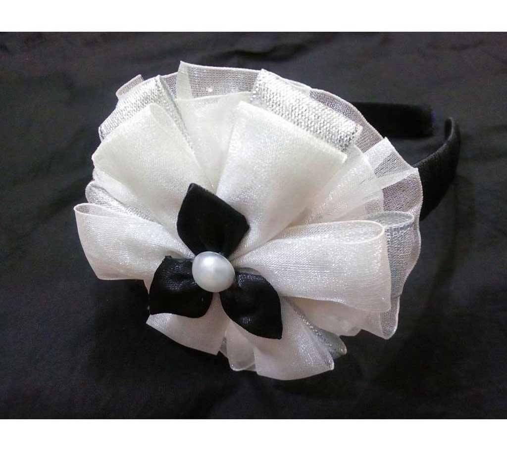 Black Rapunzel Hair Band Black & White 
