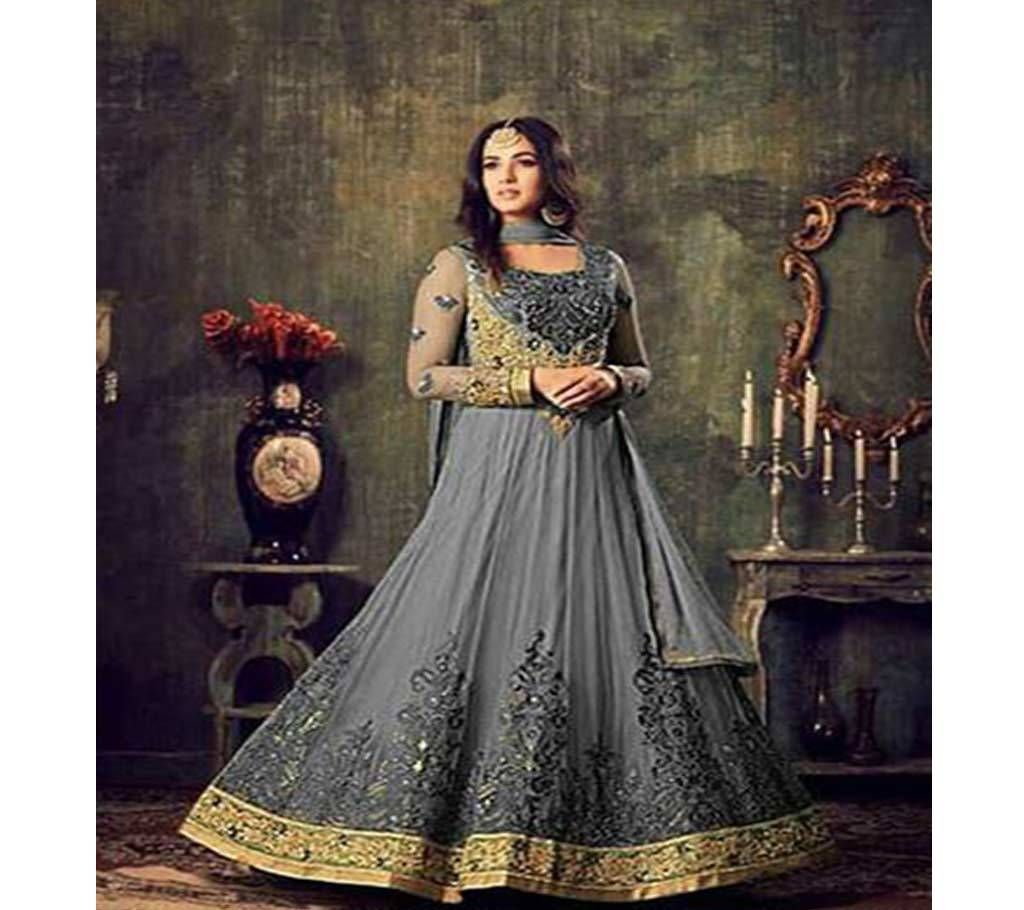 Unstitched Gorgeous Embroidery Georgette Anarkoli Dress (copy) rp 116b