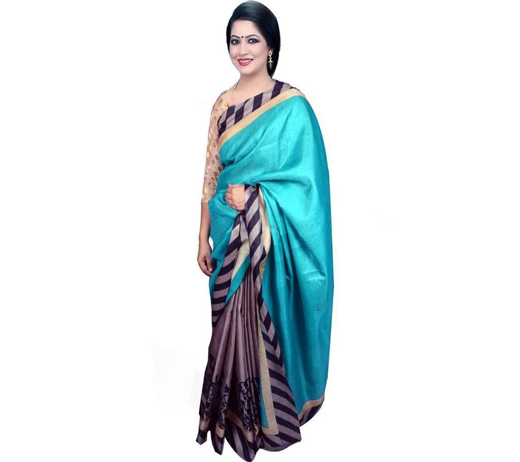 Indian Multicolor Bhagalpuri Silk Sharee