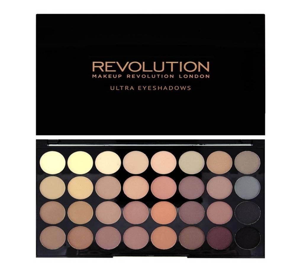 Makeup Revolution Ultra 32 Shade Eyeshadow Flawless Matte 30g - UK