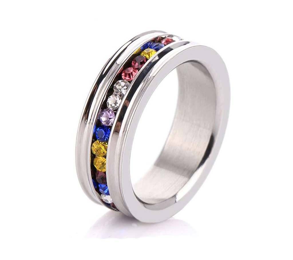 High Quality Classic Multicolour Crystal Jewelry  Ring(Size09)
