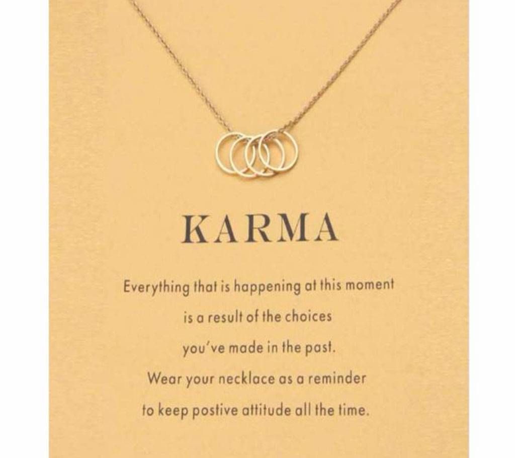 1pc Karma Links Chains Charms Pendant Necklaces