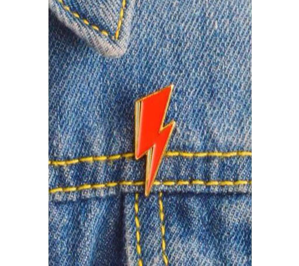 Shazam Lightning Brooch Pin