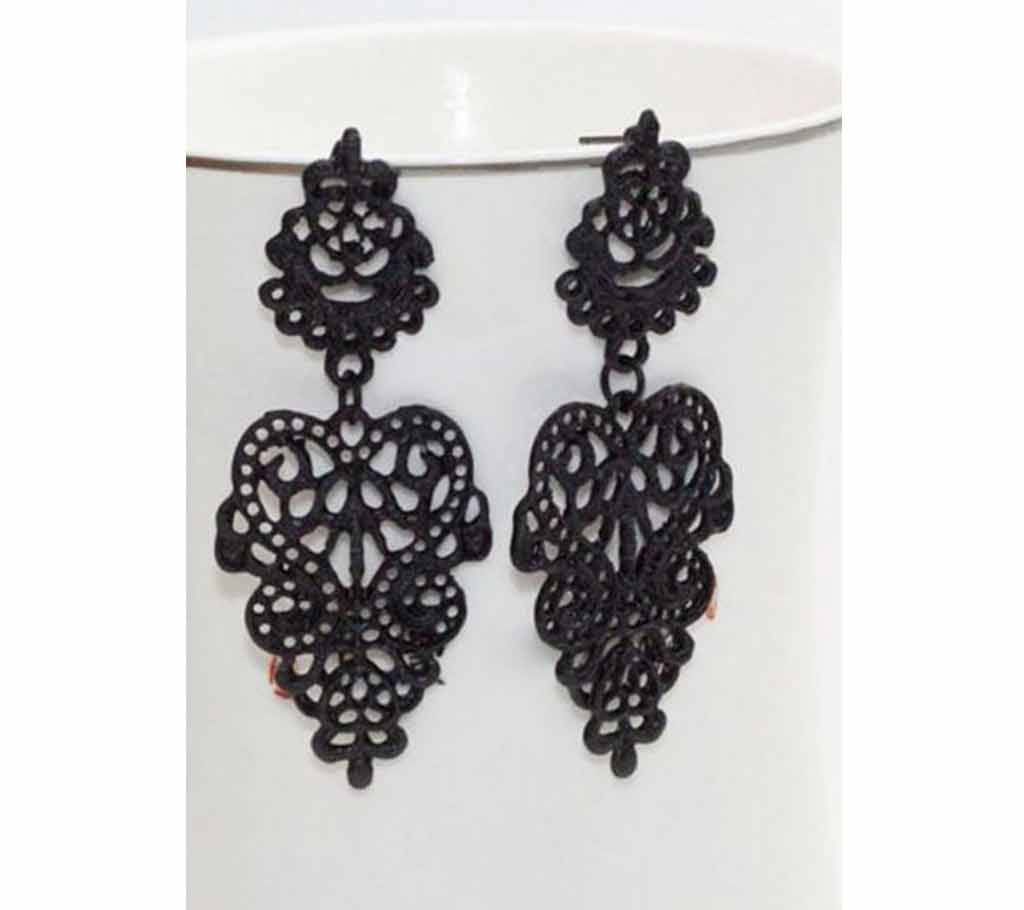 Bohemian Wild Pendants Drop Earrings Black