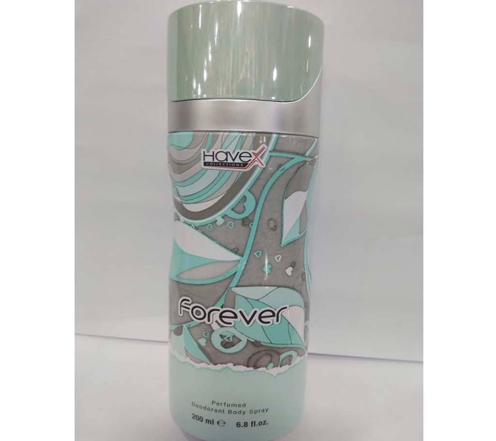 Havex forever perfumed deodorant body spray 200 ml U A E
