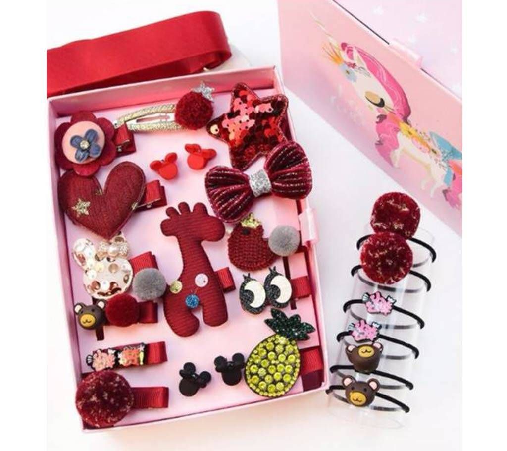 24 PCS Cute Kids  HAIR PIN SETS