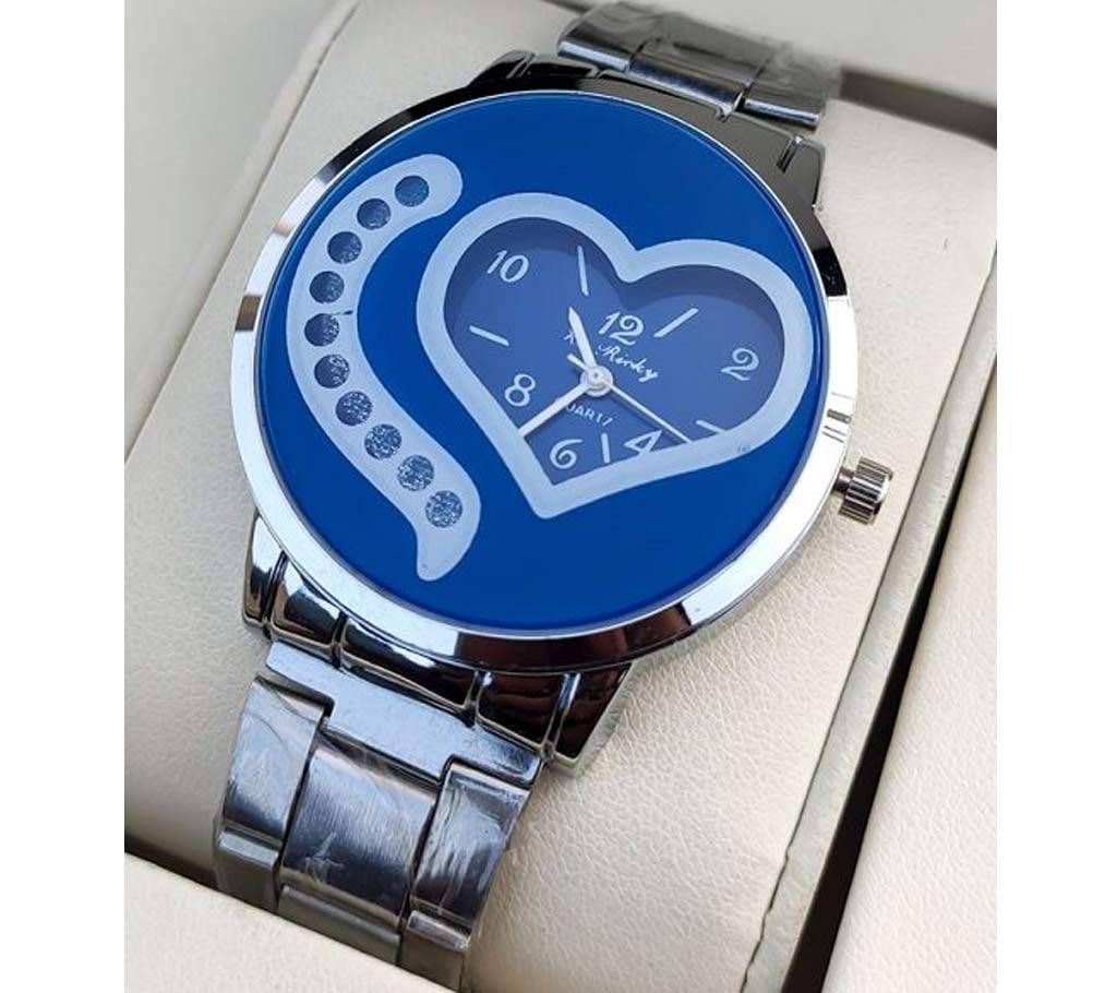 Love Shaped metal wristwatch