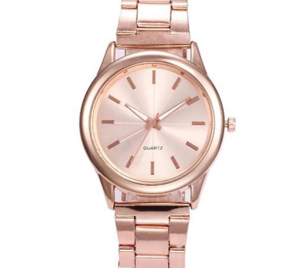 Stainless steel Luxury Quartz Watch For Woman