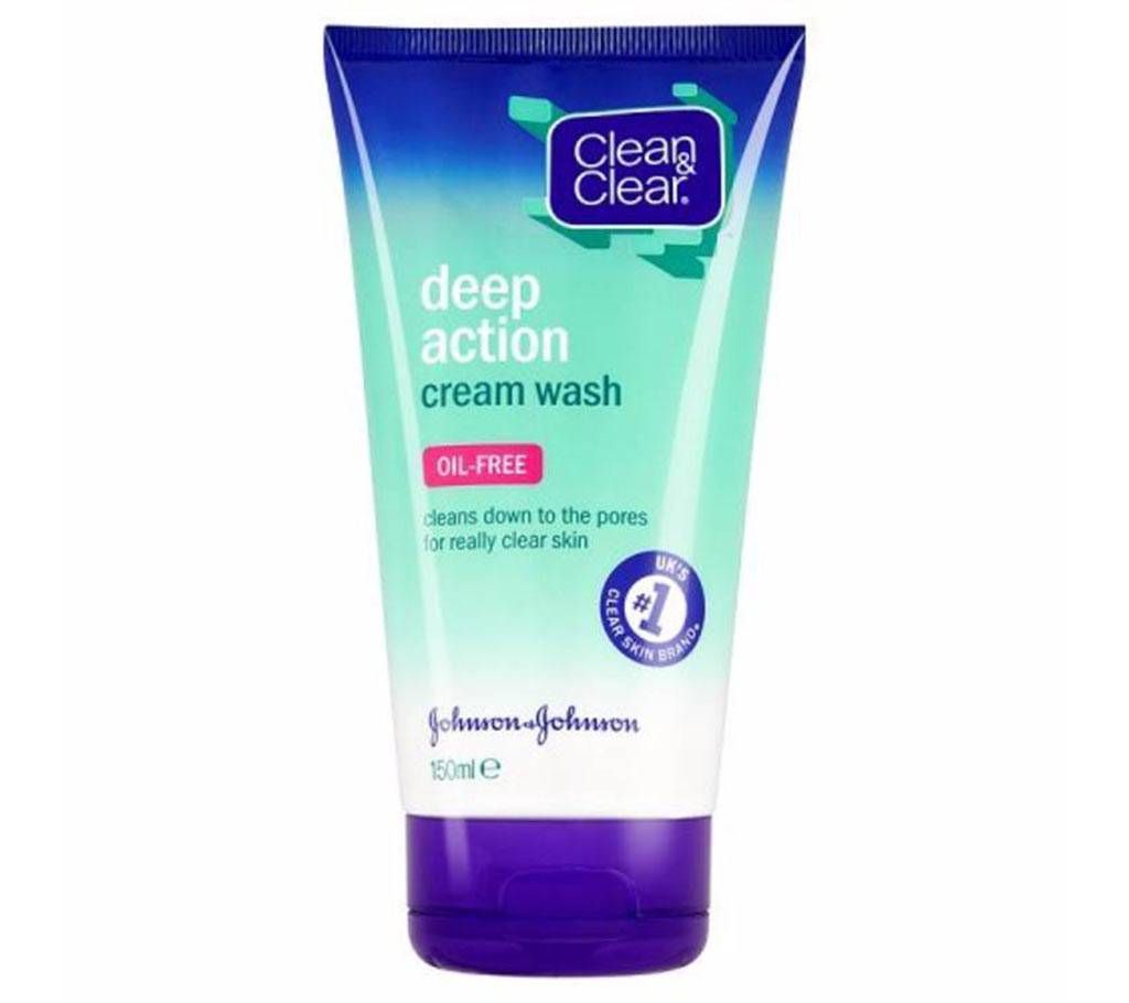 Clean & Clear deep action cream wash 