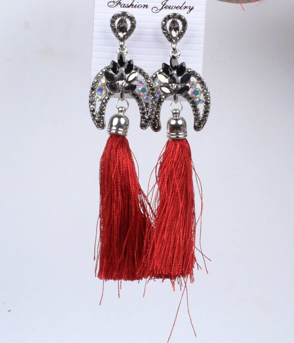 Thread work Drop Earring