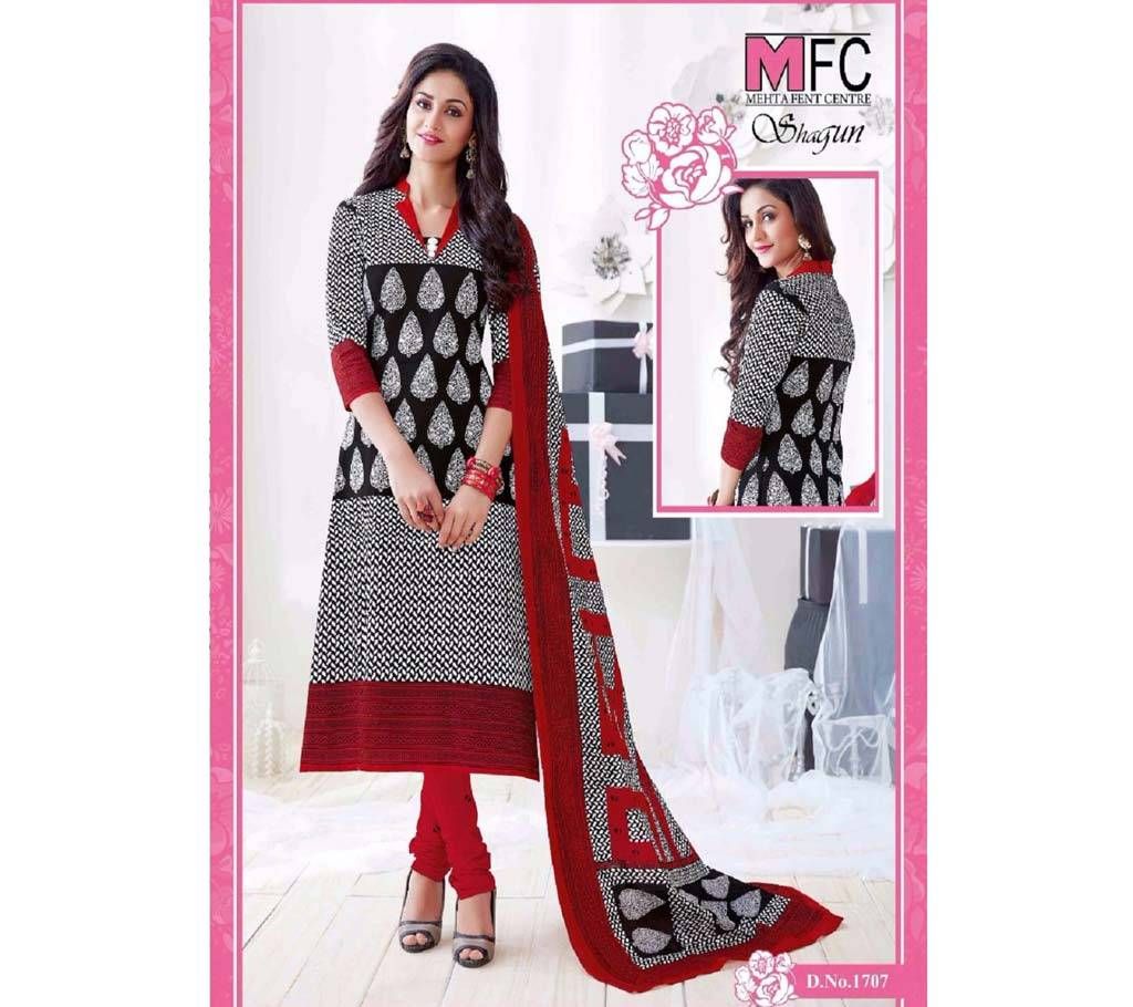 MFC SHAGUN Unstitched Lawn Three piece (1707)