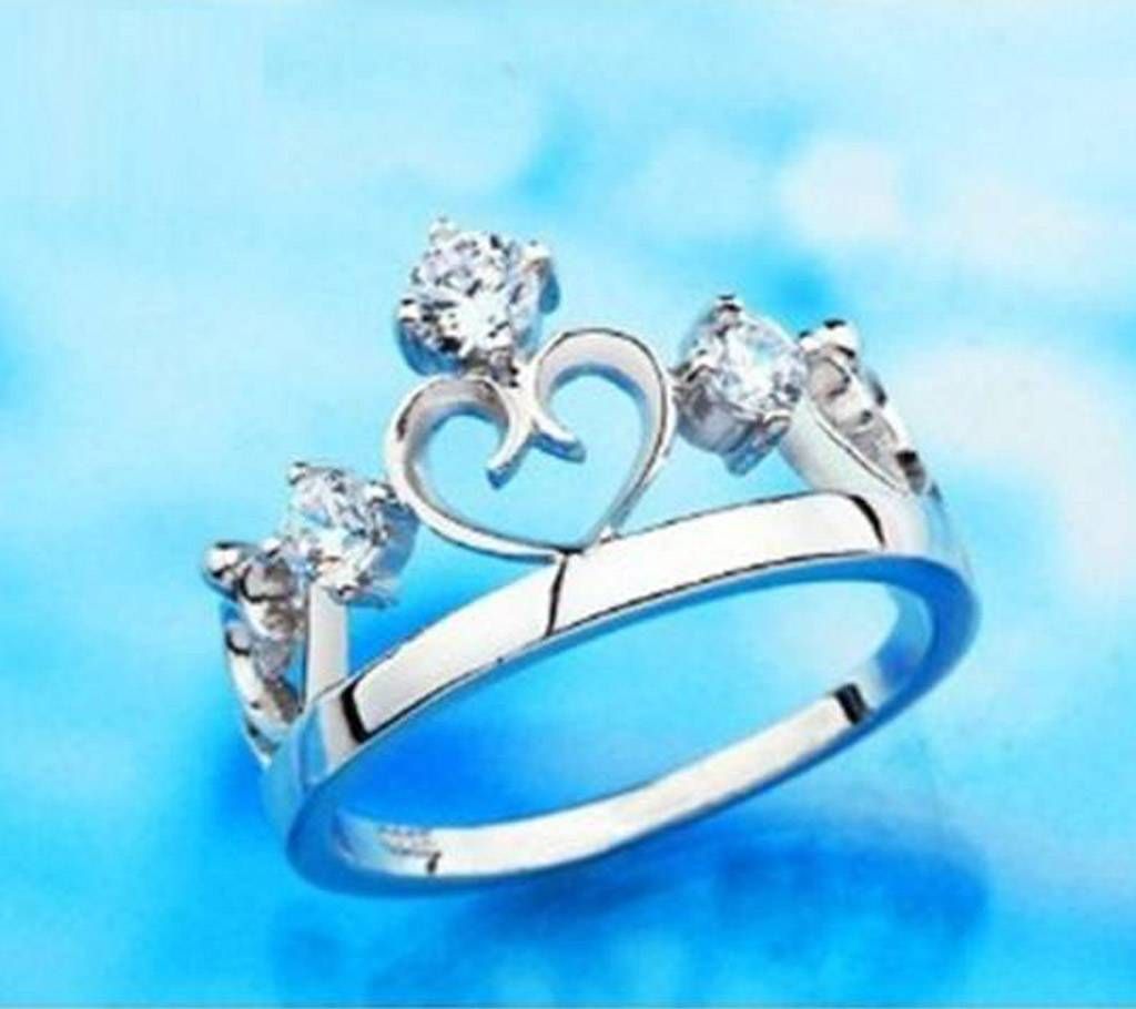 Stylish Crown Finger Ring