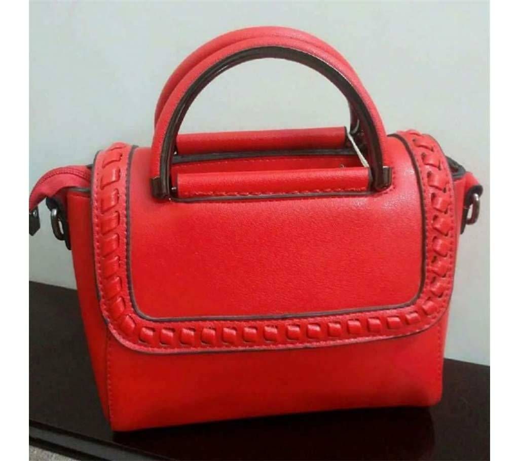 Ladies Red Hand Bag - China 