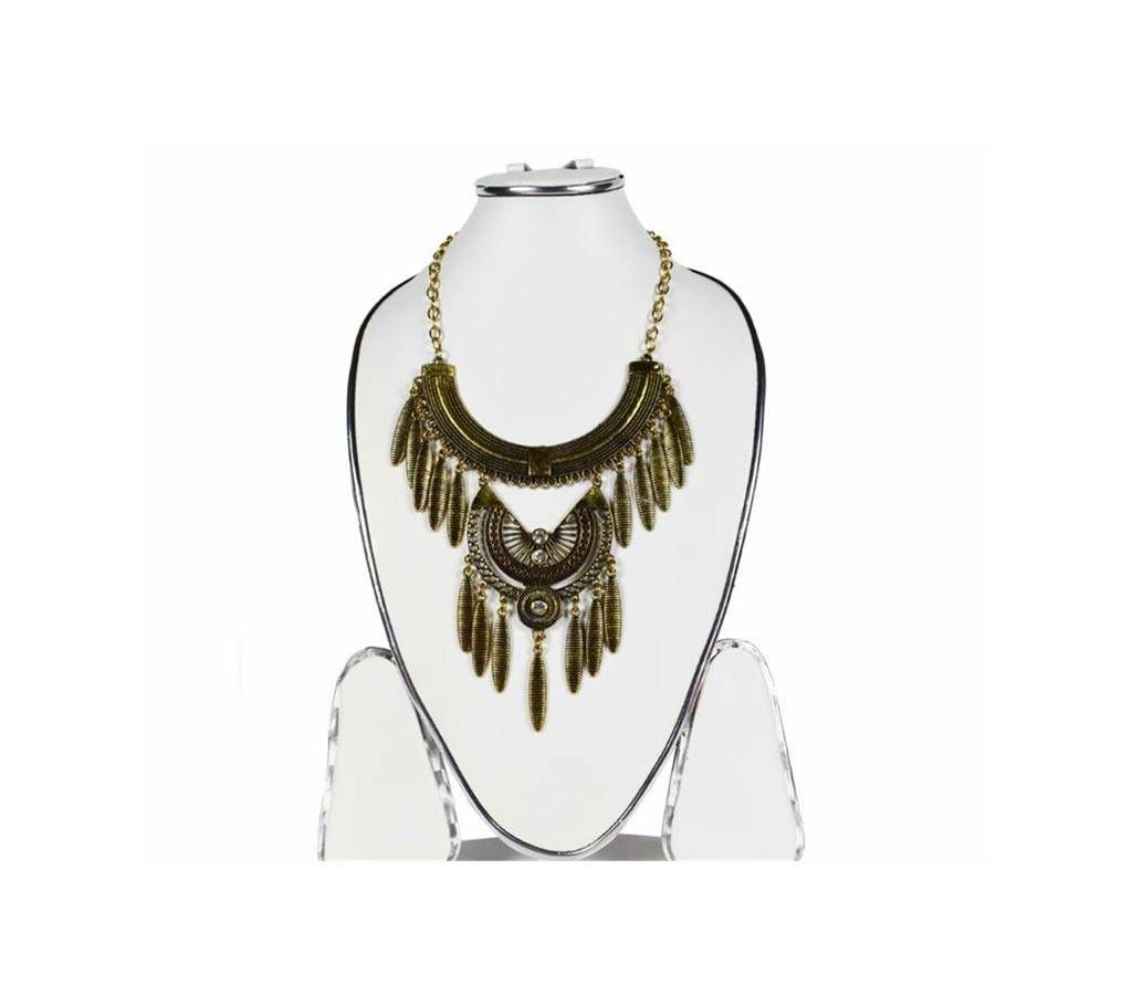 Golden Antique Necklace For Ladies