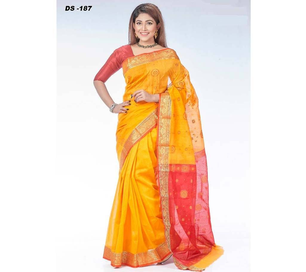 Half silk hand printed Sharee