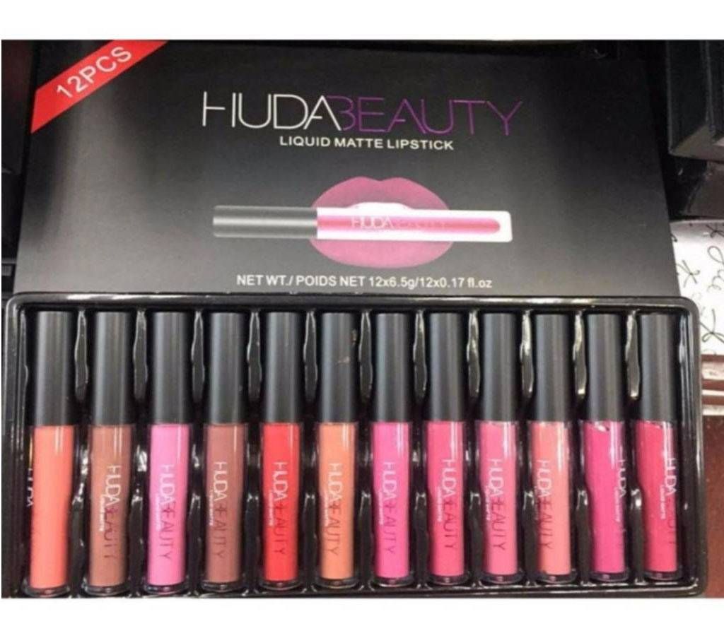 Huda Beauty Liquid Matte lipstick 12 PCS UAE