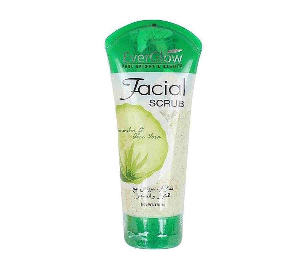 Cucumber and Aloevera Facial Scrub 175ml (Dubai)