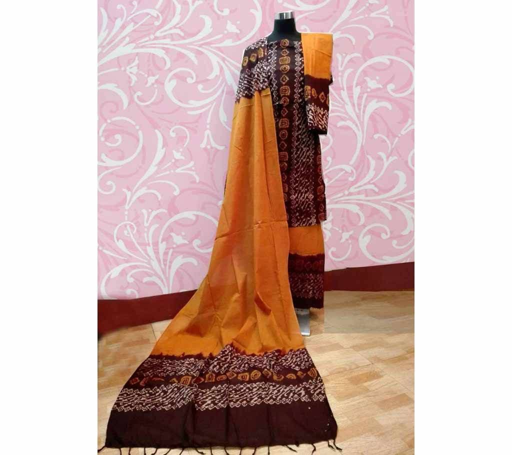 Batik Printed Cotton Salwar kameez