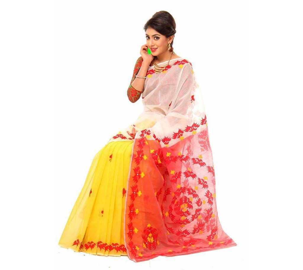 Boishakhi 3 shaded pure muslin silk sharee