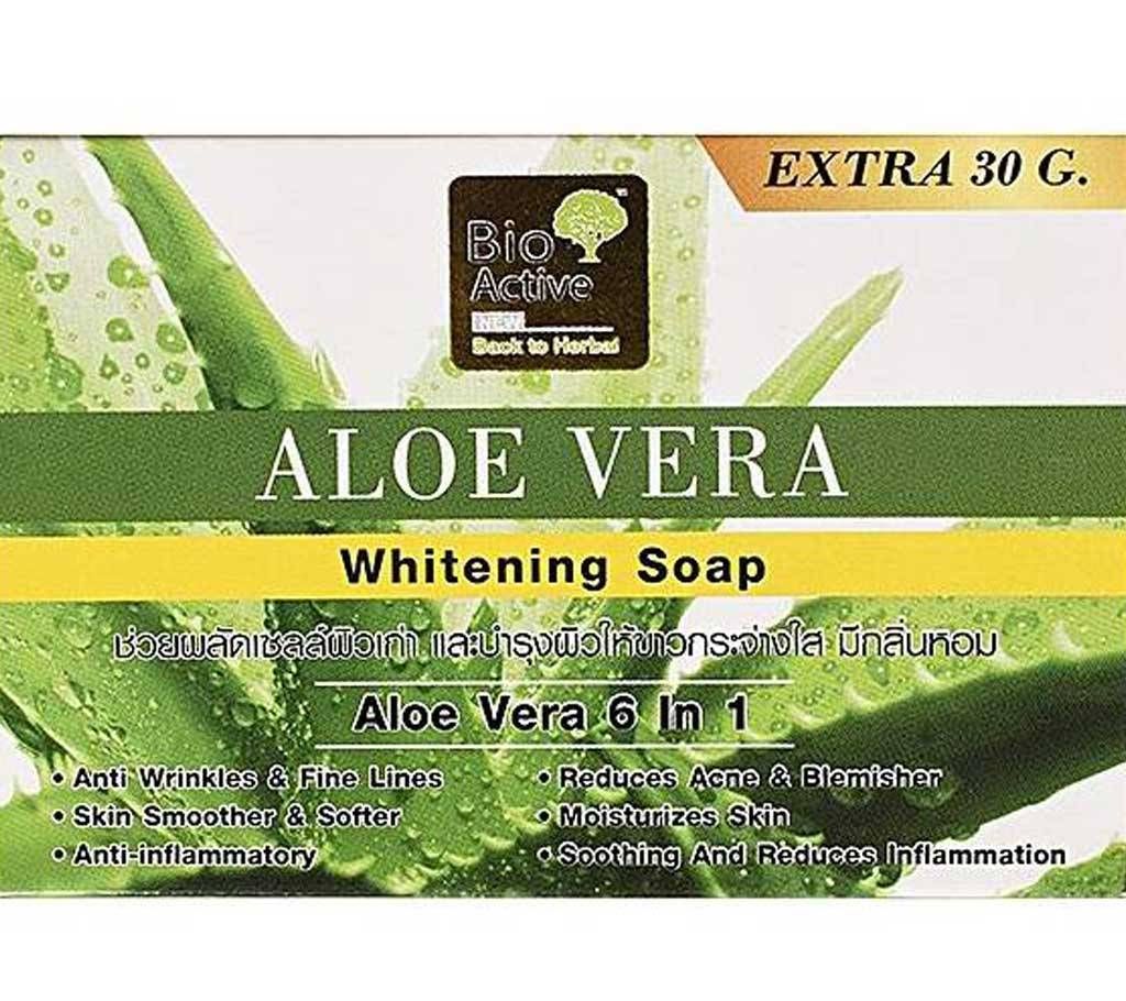 Bio Active Aloe Vera Whitening Soap 70g - Thailand 
