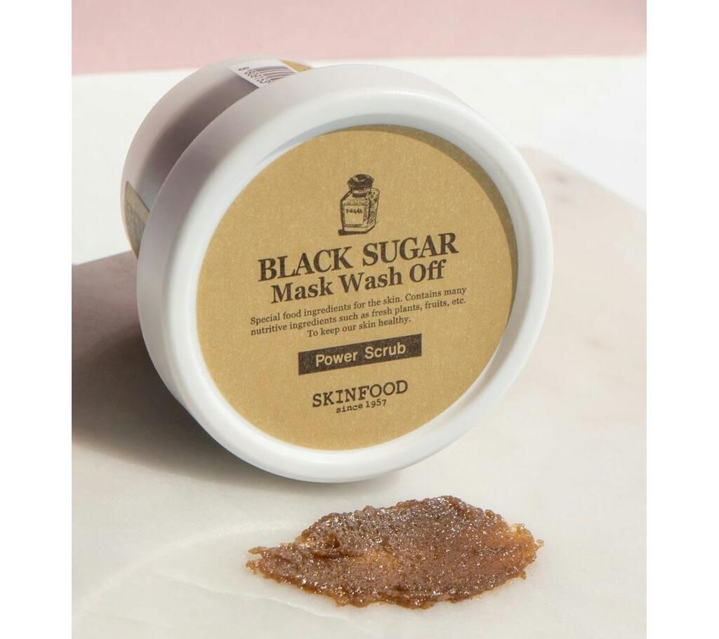 Black Sugar Mask Wash Off ( Skin food)