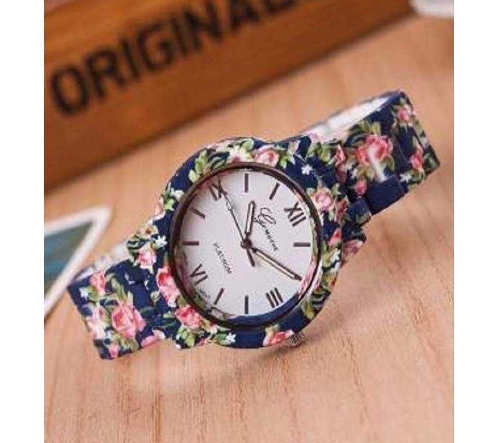 Floral Ladies Wrist Watch