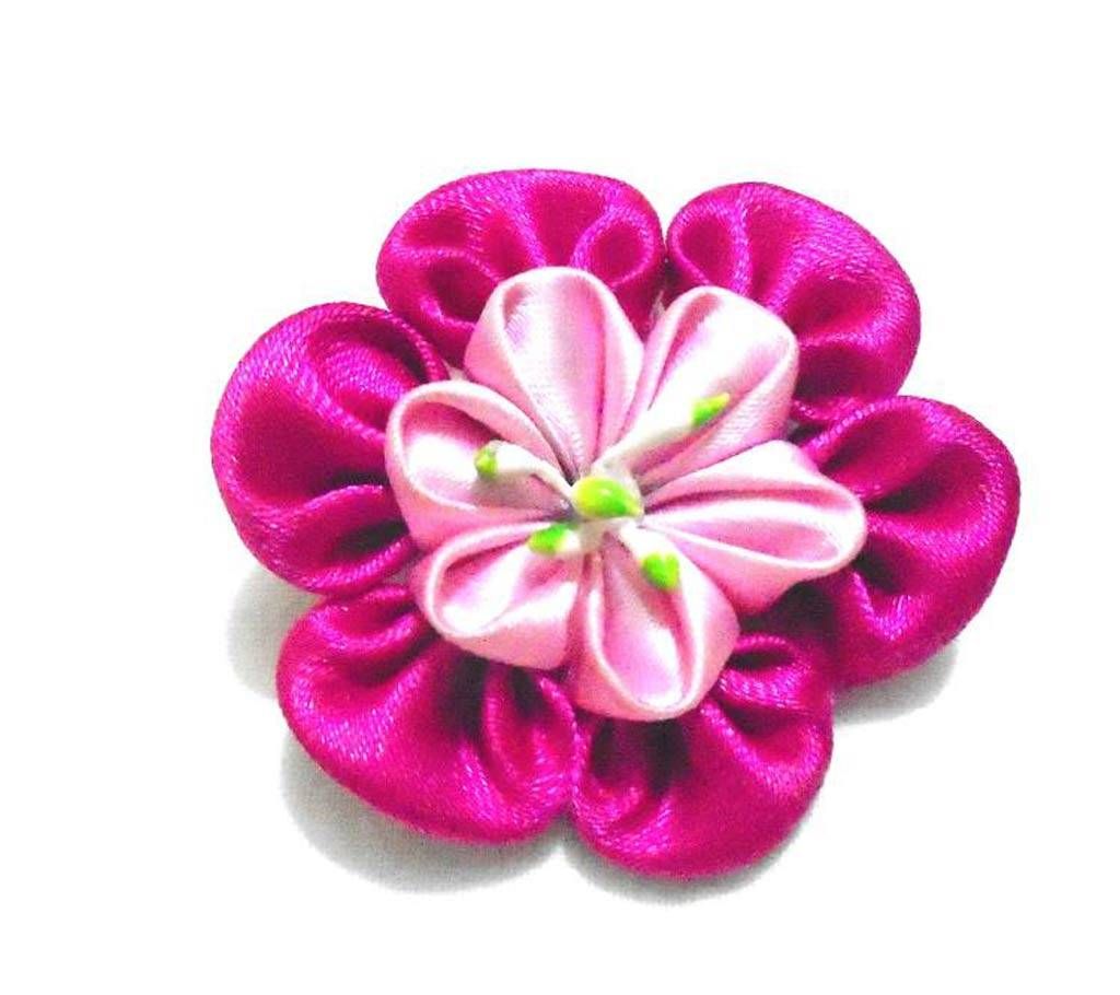 Floral Design Fabric Hijab brooch
