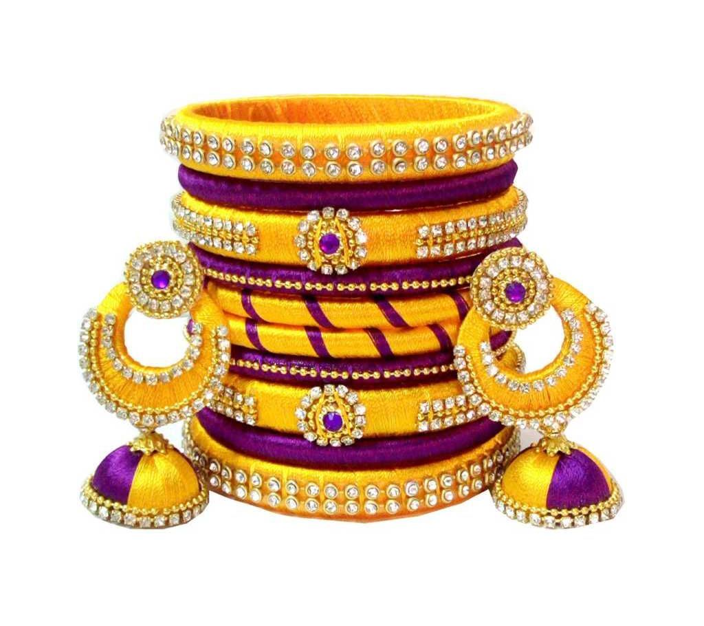 Silk thread Jewellery bangle