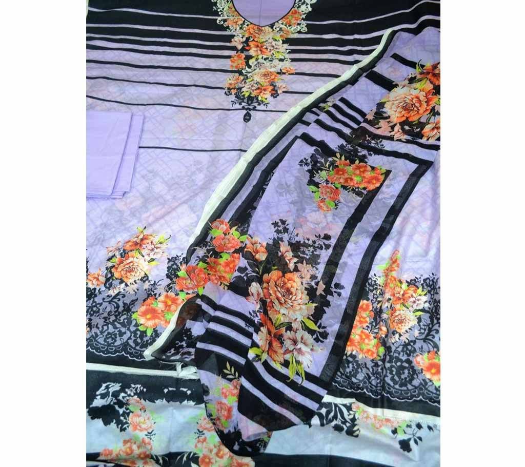 Pakistani Star Classic Unstitched Digital Printed lawn