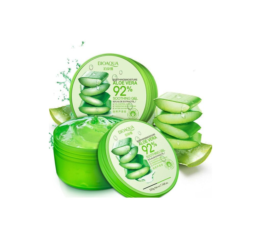 Bioaqua Skin Care Aloe Vera Soothing Gel Smoothing & Moisture Face Mask Natural Aloe Essence-220g China