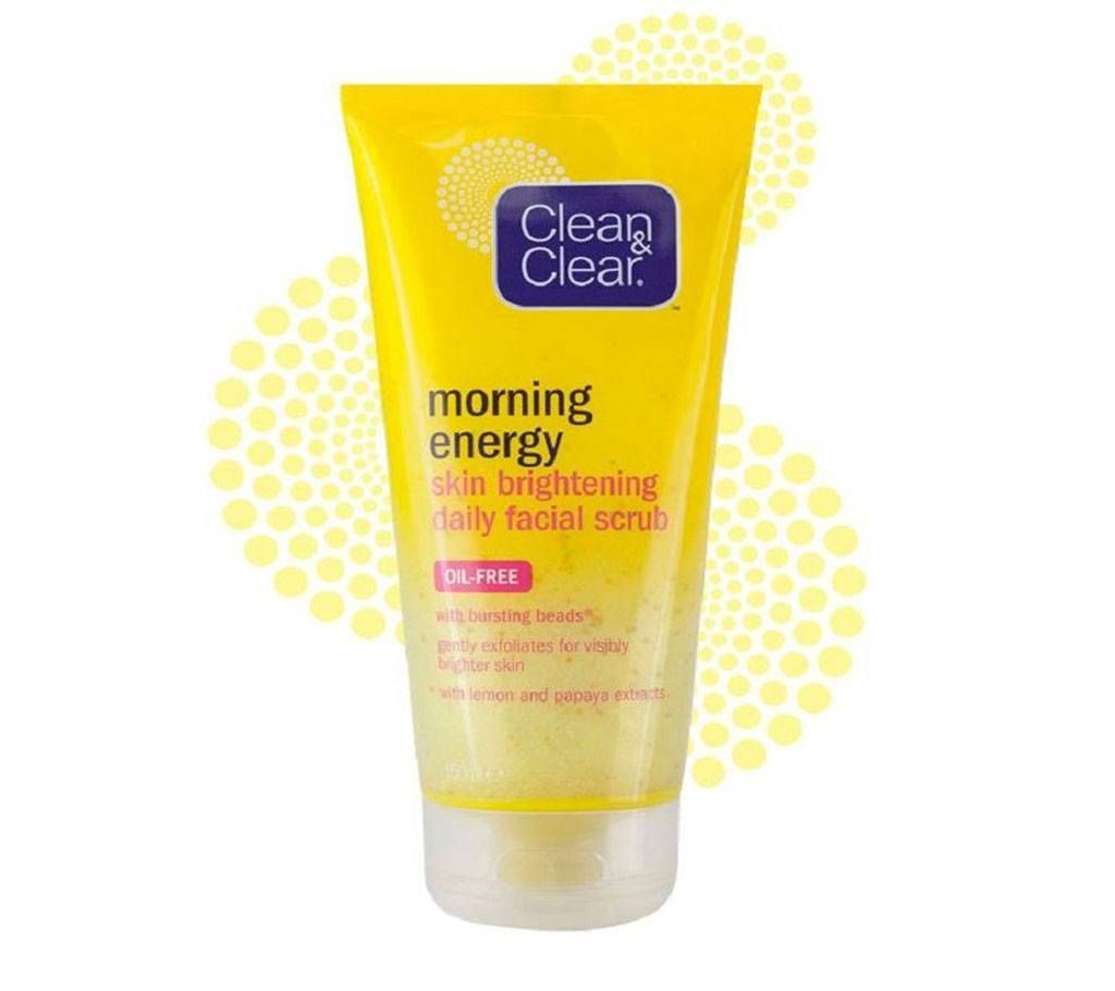Clean and Clear Morning Energy Facial Scrub - 150ml France