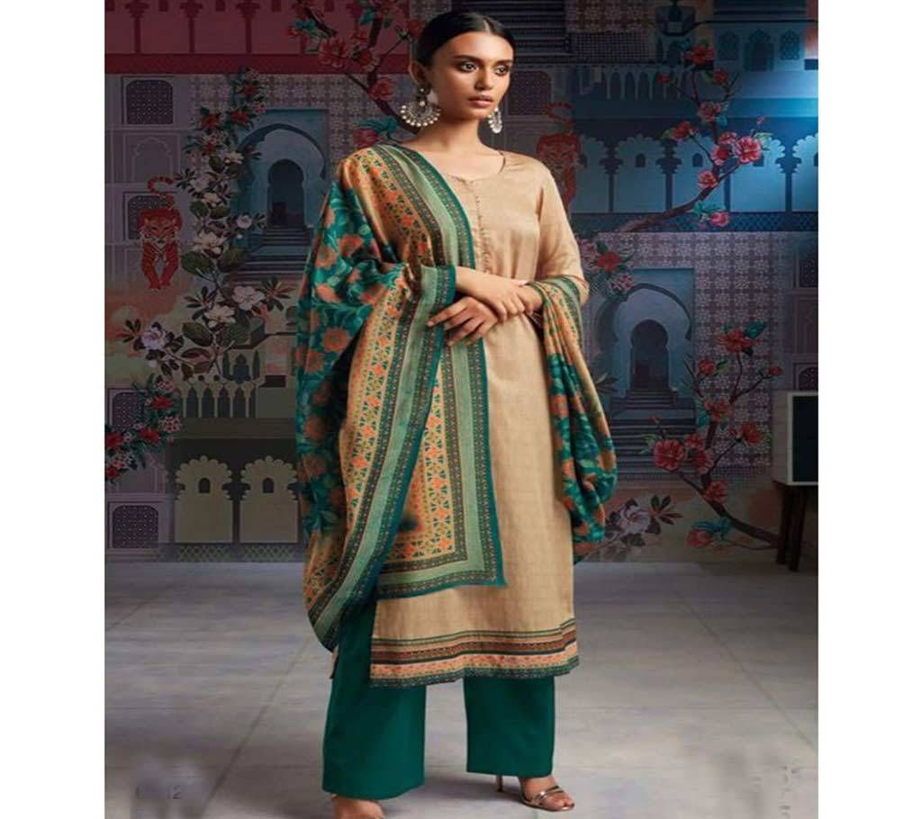 Ganga Shoshin - 6512 Unstitched Silk Salwar Suit
