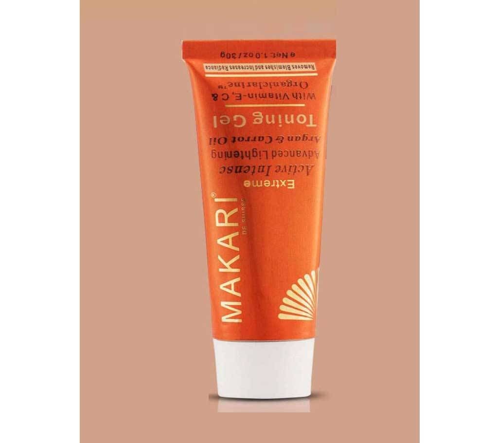 MAKARI TONING GEL with Vitamin-E, C & Organiclarine 1.0 oz - France