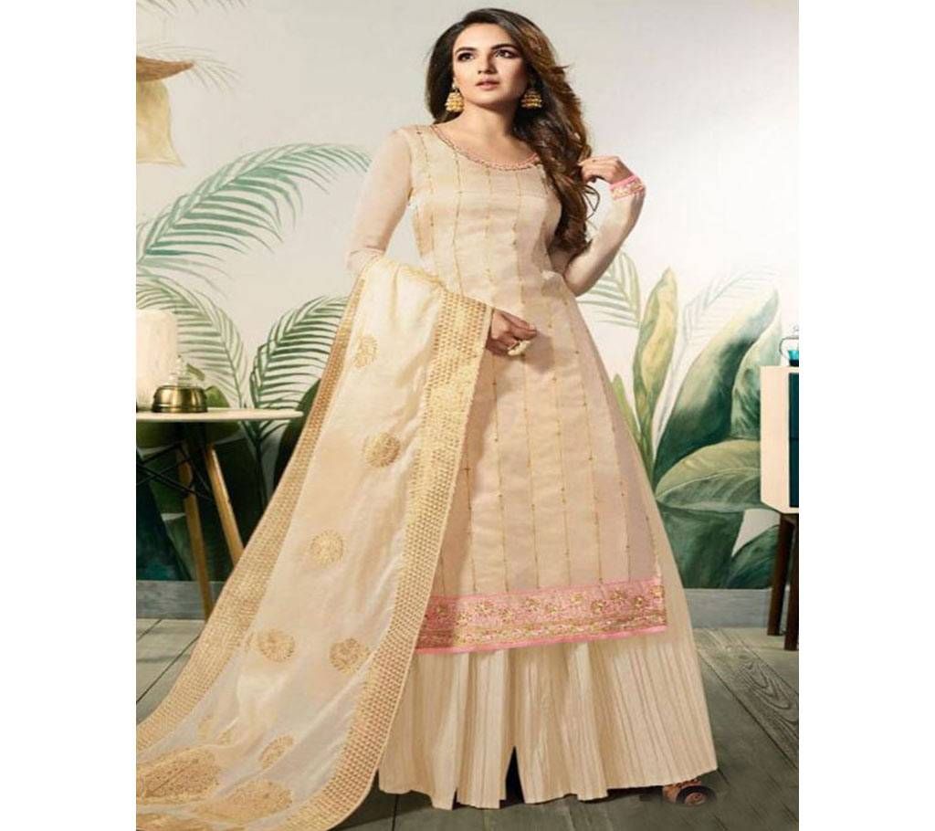 Amirah Unstitched Benarashi Three Piece -12006