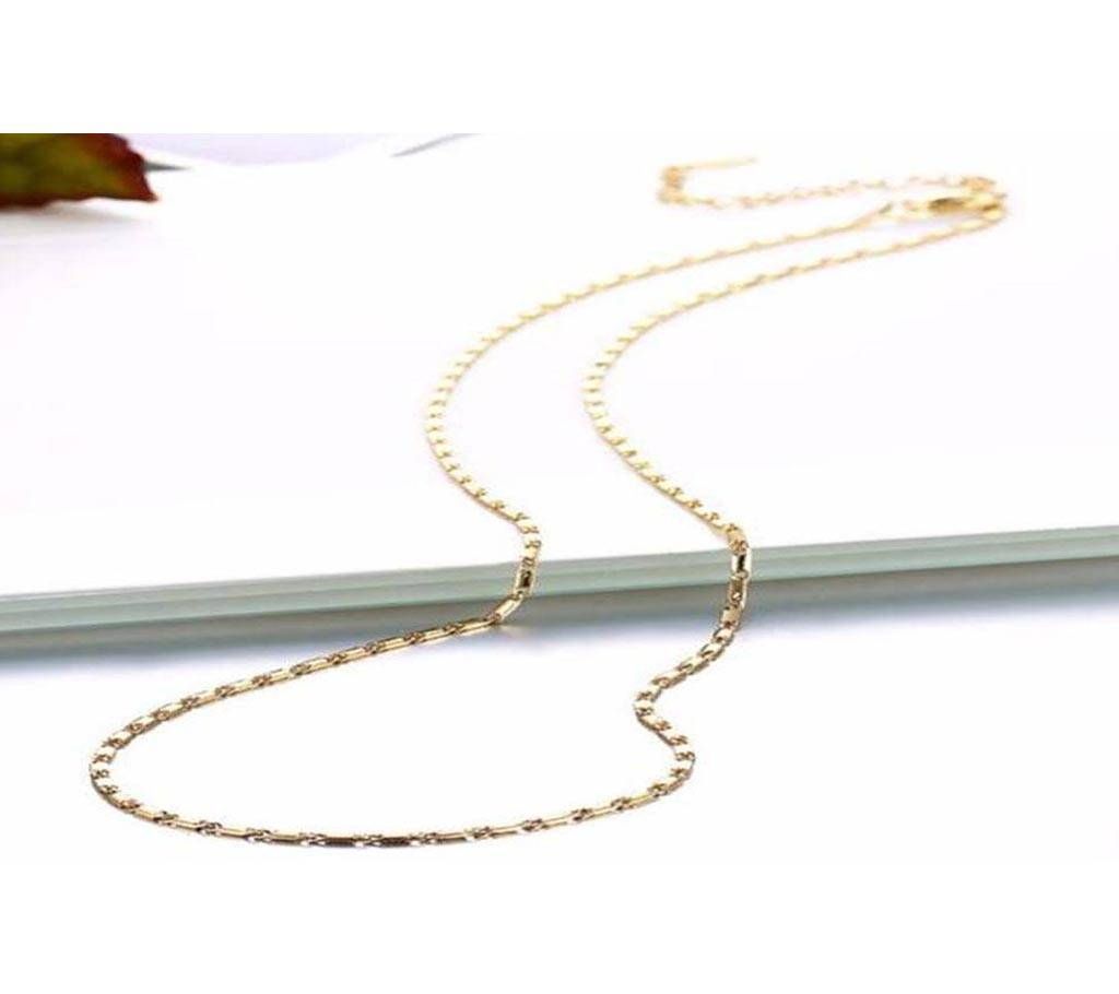 Gold Colour Big Long Necklace
