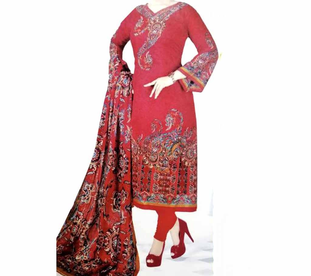 Unstitched Suti Three Piece (Copy)