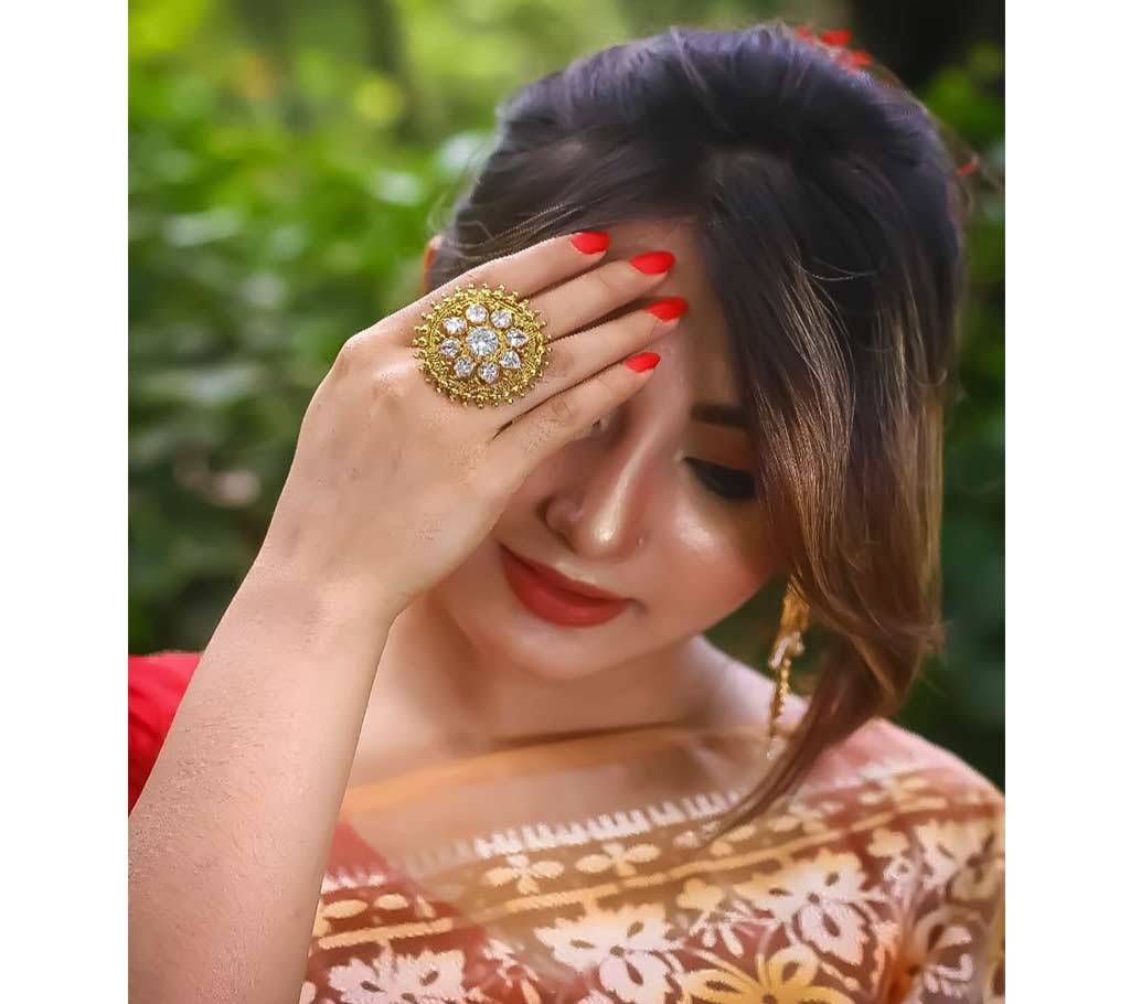 Handmade Gold Platted finger Ring