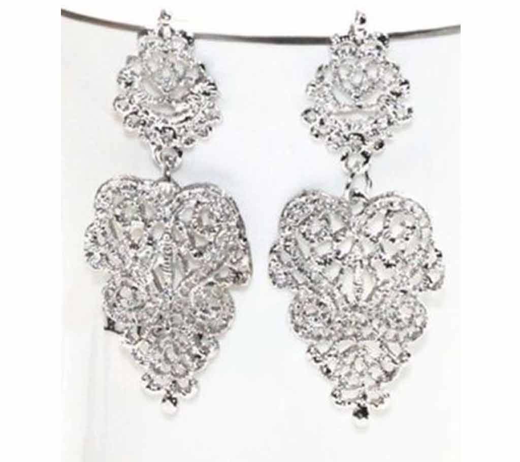 Bohemian Wild Pendants Drop Earrings Silver