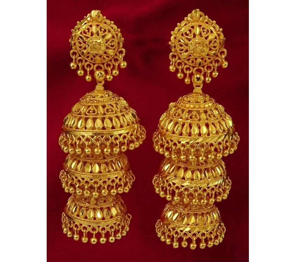 Glod Pleted Earring For Women